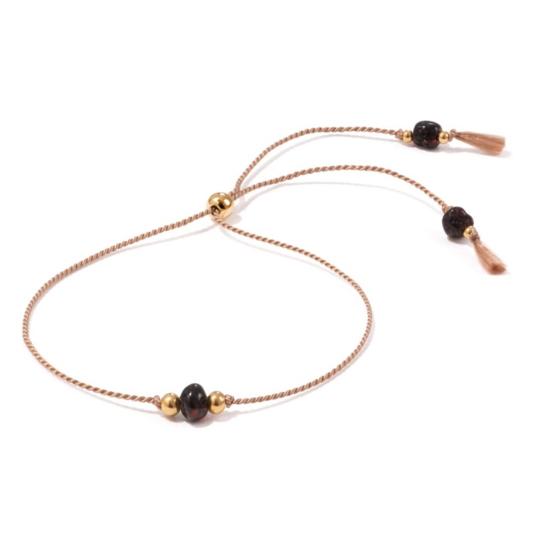 Klasyczna bransoletka z bursztynem na wieczór panieński